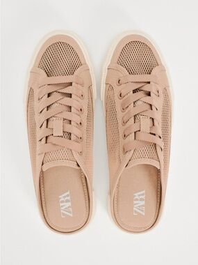 ZARA MESH SNEAKER MULES